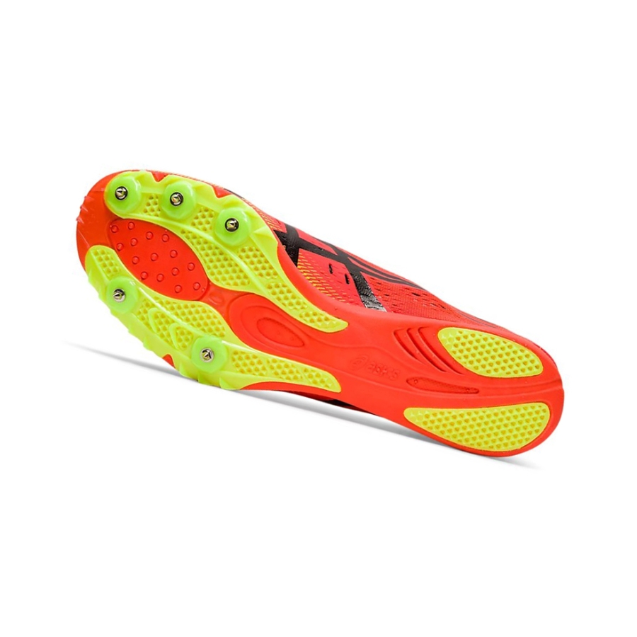 Sunrise Red / Black Men's Asics GUN LAP 2 Track Shoes | US63258ZJ - Asics Outlet Sale