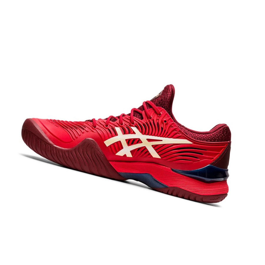Red / White Men's Asics COURT FF 2 Tennis Shoes | US14279SQ - Asics Outlet Sale