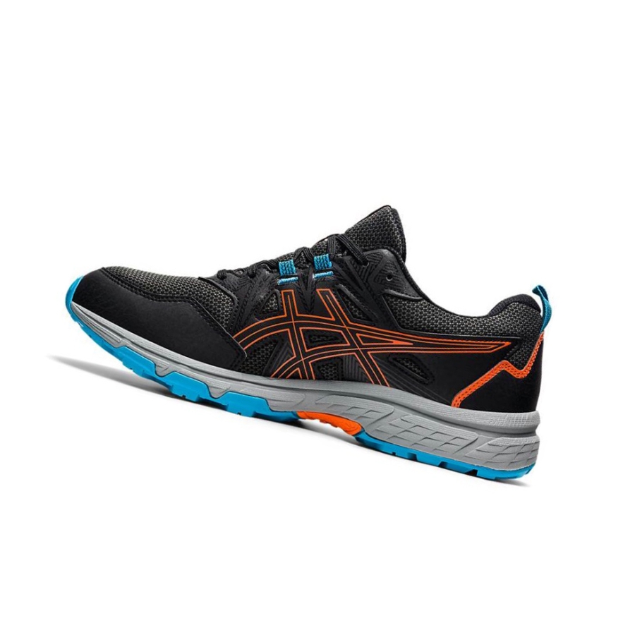 Black Men's Asics GEL-VENTURE 8 Trail Running Shoes | US85679ED - Asics Outlet Sale