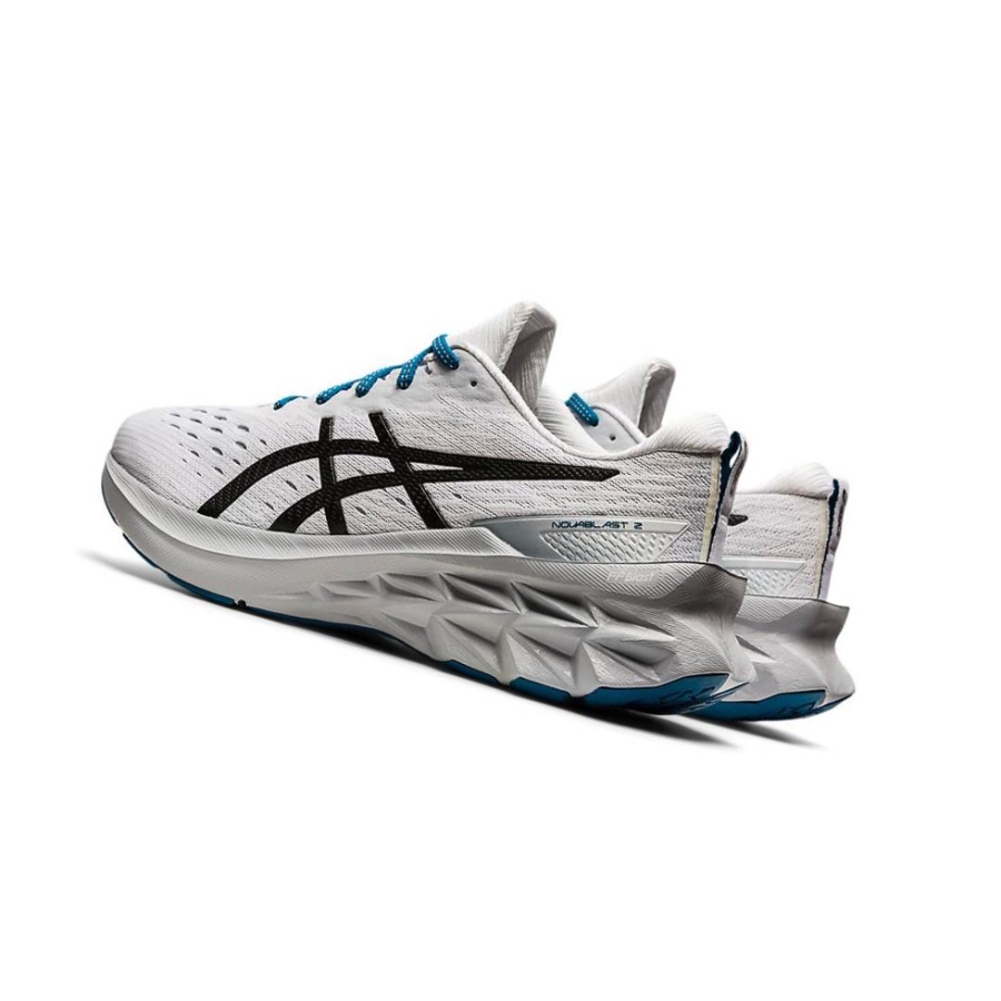 White Men's Asics NOVABLAST 2 Running Shoes | US07381XY - Asics Outlet Sale