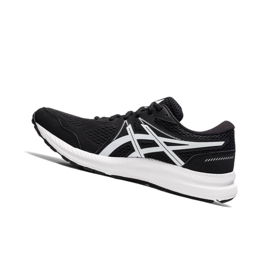 Black Men's Asics GEL-CONTEND 7 Running Shoes | US25937VT - Asics Outlet Sale