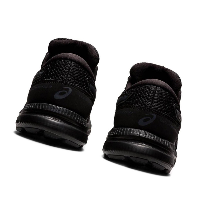 Black Men's Asics GEL-CONTEND 7 Running Shoes | US85210YF - Asics Outlet Sale