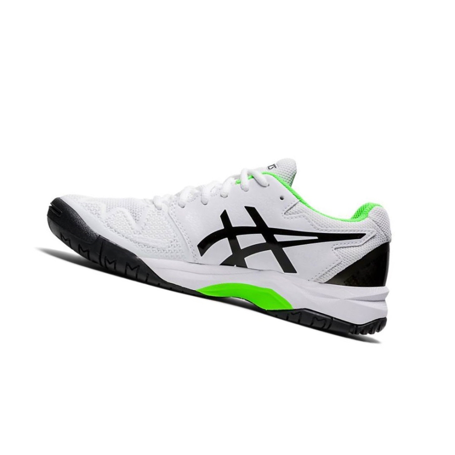 White Kids' Asics GEL-RESOLUTION 8 Clay GS Tennis Shoes | US67491RW - Asics Outlet Sale