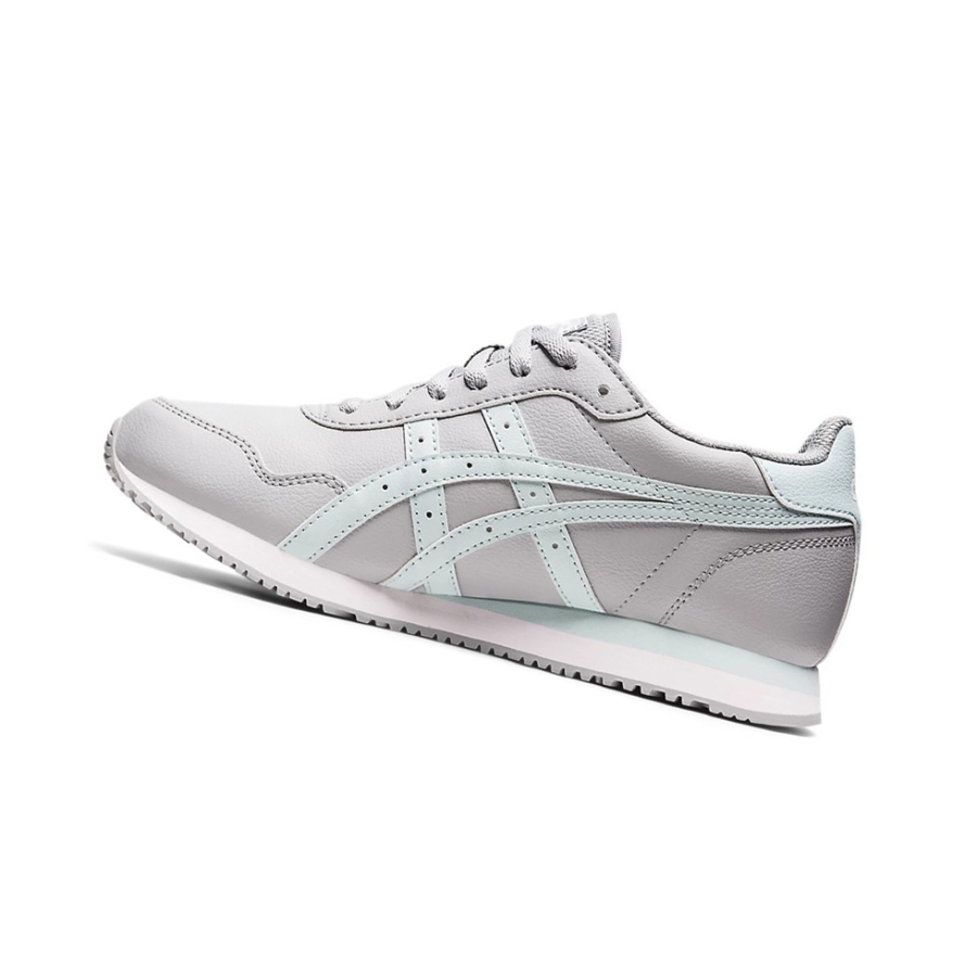 Piedmont Grey / Aqua Angel Women's Asics TIGER RUNNER Sneakers | US89216QJ - Asics Outlet Sale