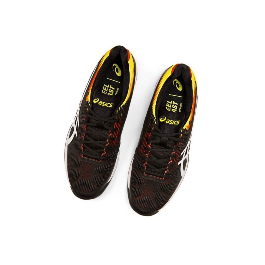 Black Men's Asics SOLUTION SPEED FF CLAY Tennis Shoes | US87094GR - Asics Outlet Sale