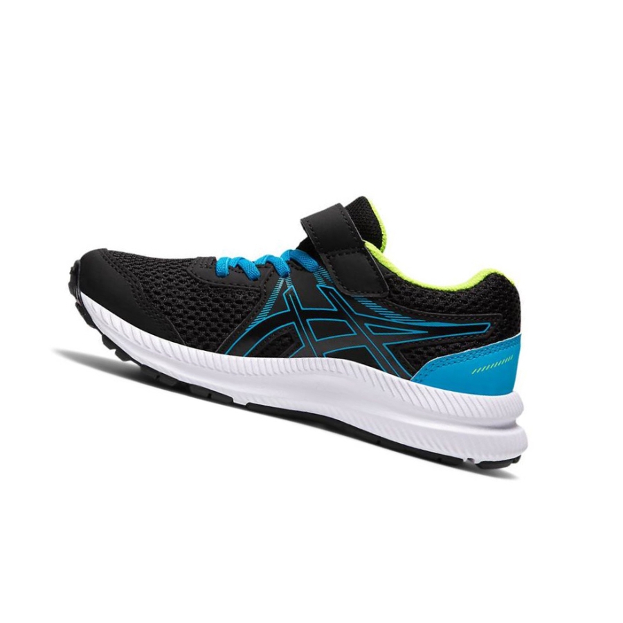 Black Kids' Asics CONTEND 7 PS Running Shoes | US70318ZJ - Asics Outlet Sale
