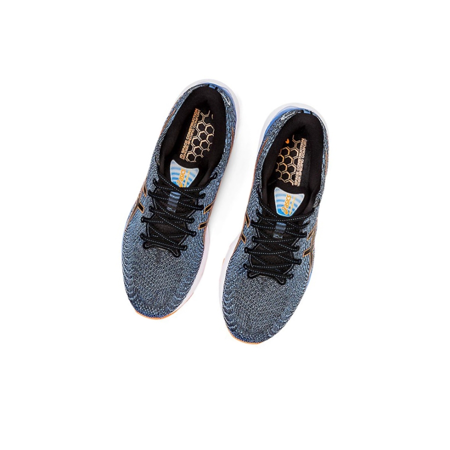 Black / Shocking Orange Men's Asics GEL-CUMULUS 24 Running Shoes | US61947XC - Asics Outlet Sale