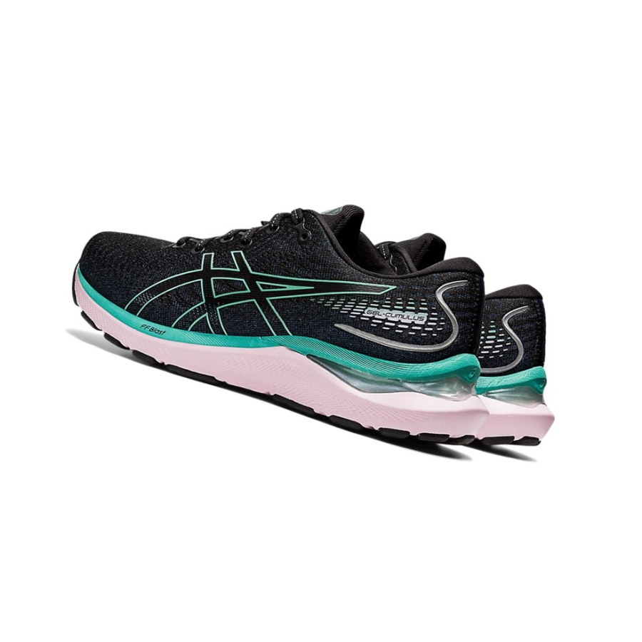 Black / Sage Women's Asics GEL-CUMULUS 24 Running Shoes | US12983BU - Asics Outlet Sale
