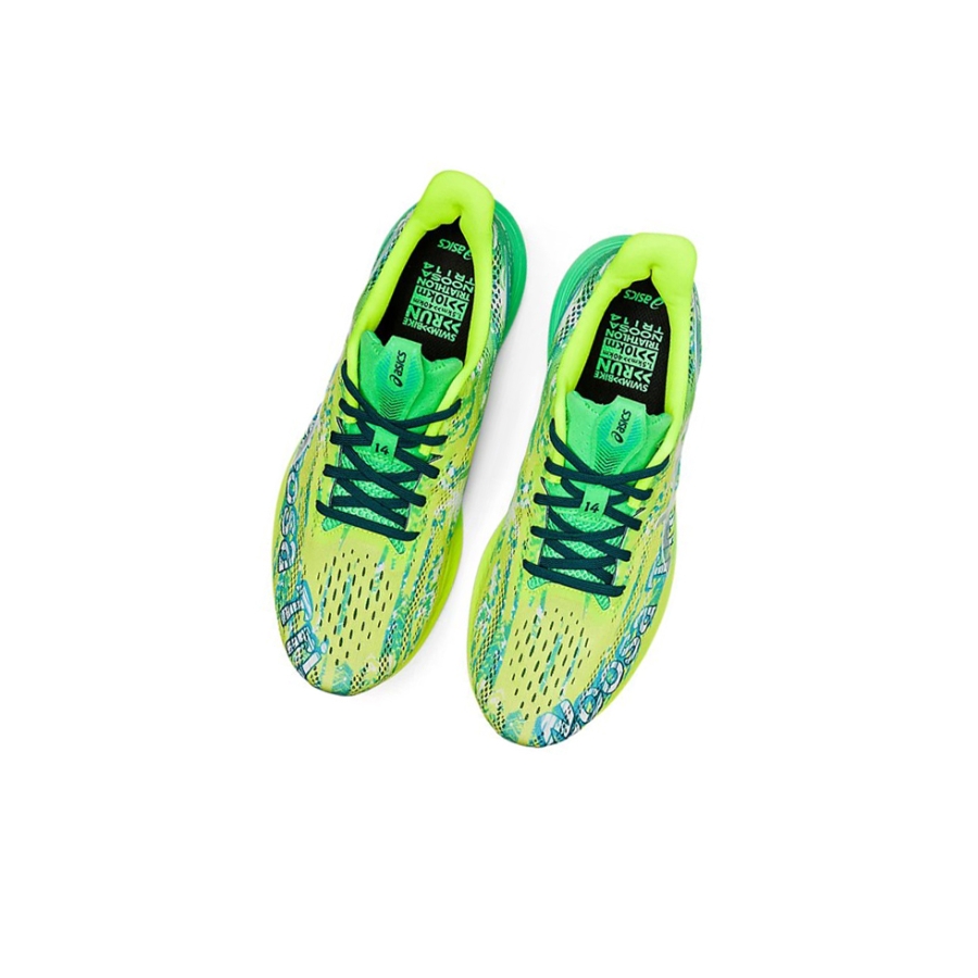Safety Yellow / White Men's Asics NOOSA TRI 14 Running Shoes | US51438QK - Asics Outlet Sale