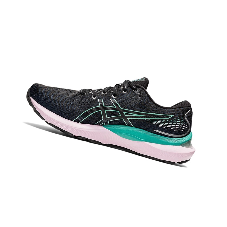 Black / Sage Women's Asics GEL-CUMULUS 24 Running Shoes | US12983BU - Asics Outlet Sale