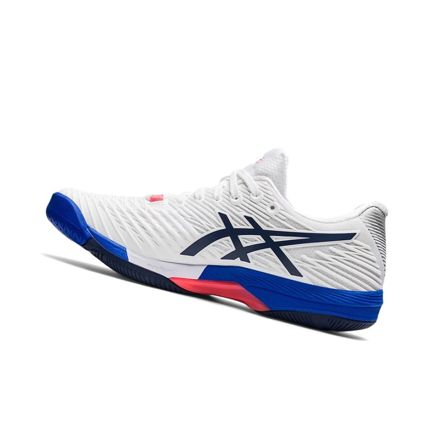 White / Peacoat Women's Asics SOLUTION SPEED FF 2 Tennis Shoes | US40259KY - Asics Outlet Sale