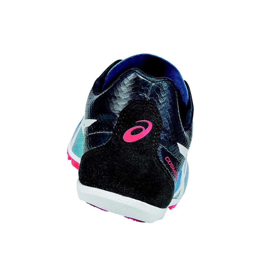 Jet Blue / White / Dark Slate Women's Asics COSMORACER MD Track Shoes | US67095PO - Asics Outlet Sale