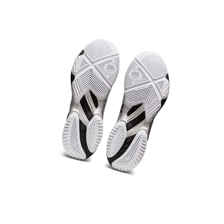 White / Black Men's Asics NETBURNER BALLISTIC FF MT 3 Volleyball Shoes | US83194JM - Asics Outlet Sale
