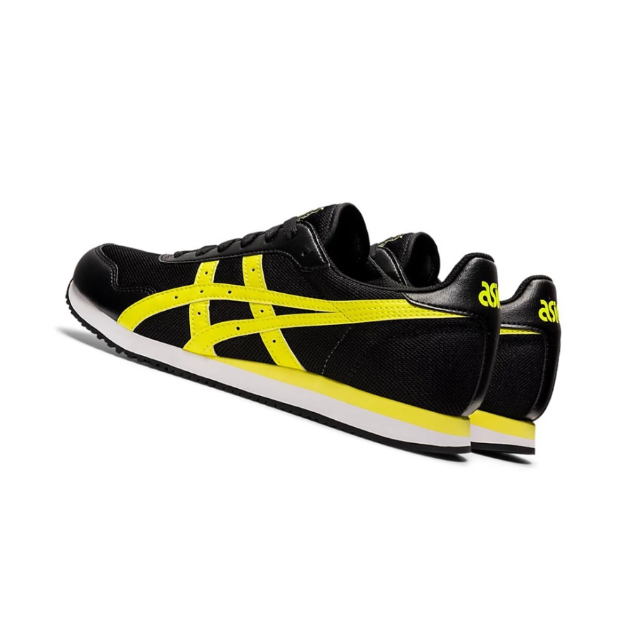 Black / Sour Yuzu Men's Asics TIGER RUNNER Sneakers | US62079KQ - Asics Outlet Sale