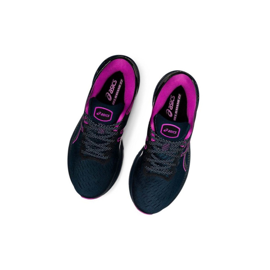 Navy Women's Asics GEL-KAYANO 27 LITE-SHOW Running Shoes | US24918FS - Asics Outlet Sale