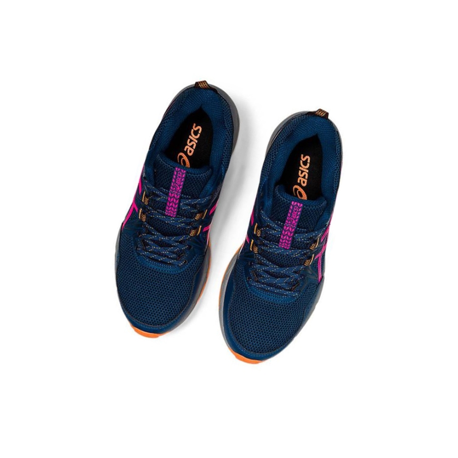 Navy Women's Asics GEL-VENTURE 8 Wide Trail Running Shoes | US25846NS - Asics Outlet Sale