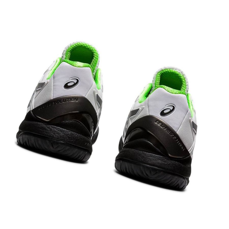 White Men's Asics GEL-RESOLUTION 8 Tennis Shoes | US37520CZ - Asics Outlet Sale