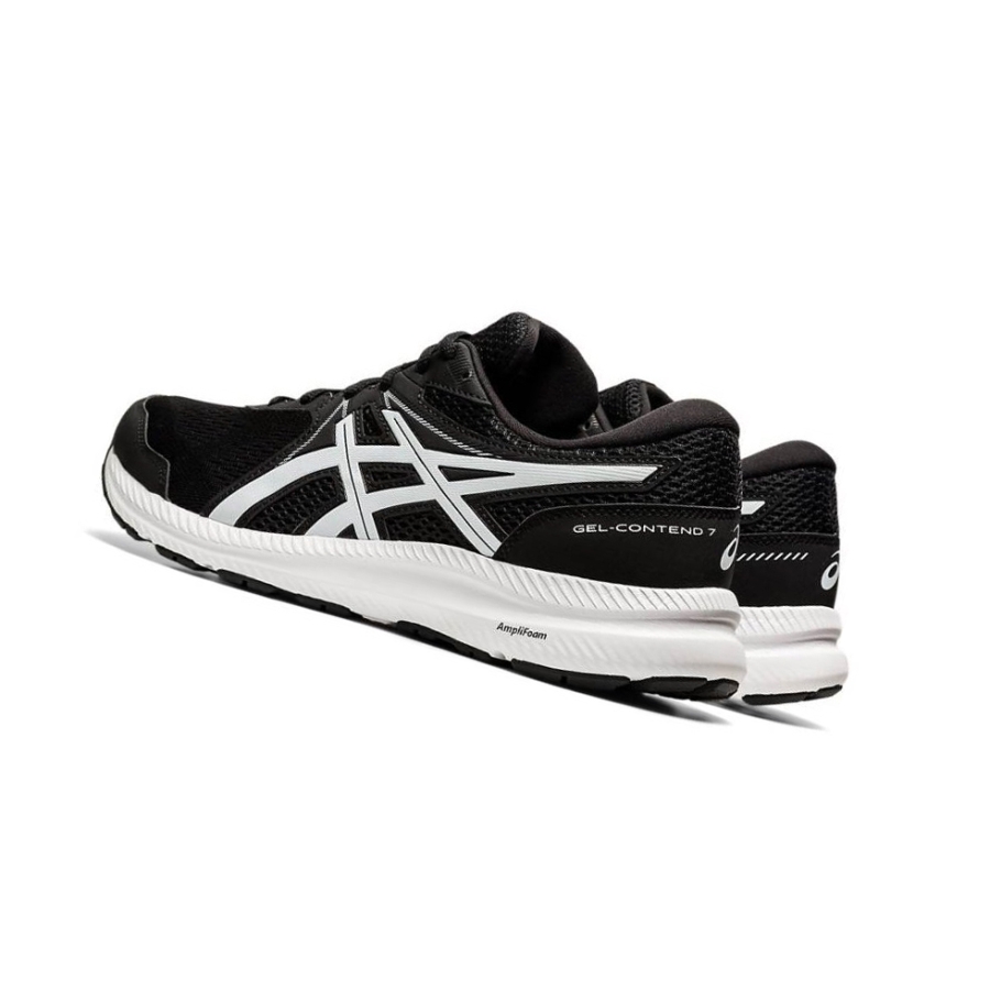 Black Men's Asics GEL-CONTEND 7 Running Shoes | US25937VT - Asics Outlet Sale