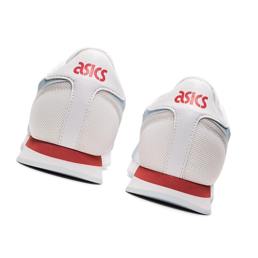 White / Sky Women's Asics TIGER RUNNER Sneakers | US06843SB - Asics Outlet Sale