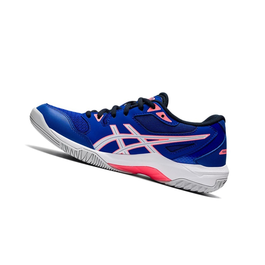 Blue / White Women's Asics GEL-ROCKET 10 Volleyball Shoes | US49580BS - Asics Outlet Sale