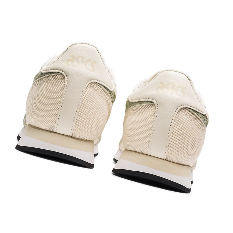 Cream / Dried Leaf Green Women's Asics TIGER RUNNER Sneakers | US54308LO - Asics Outlet Sale