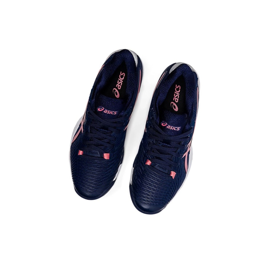 Peacoat / Smokey Rose Women's Asics SOLUTION SPEED FF 2 Tennis Shoes | US53602KC - Asics Outlet Sale