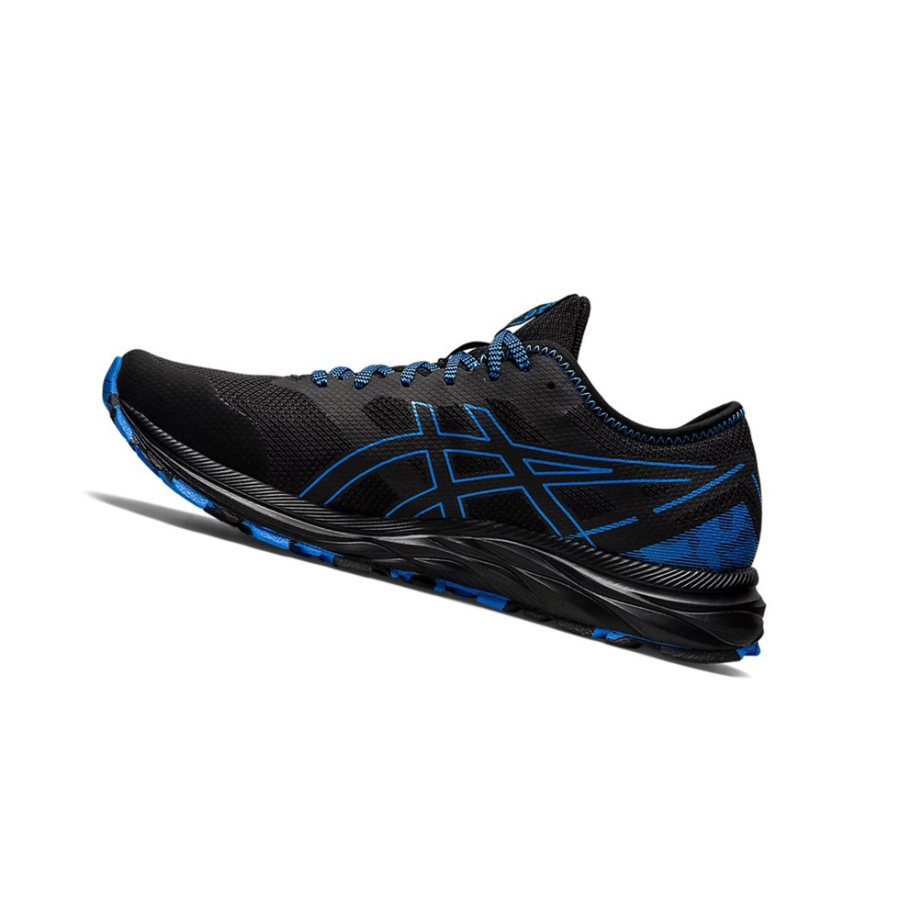 Black / Blue Men's Asics GEL-EXCITE TRAIL Running Shoes | US42605VD - Asics Outlet Sale