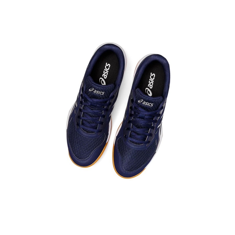 Peacoat / Pure Silver Men's Asics UPCOURT 5 Volleyball Shoes | US87529AE - Asics Outlet Sale