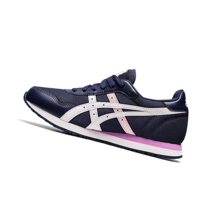Peacoat / White Women's Asics TIGER RUNNER Sneakers | US60918FQ - Asics Outlet Sale