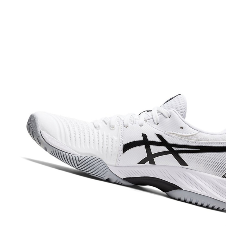 White / Black Women's Asics NETBURNER BALLISTIC FF 3 Volleyball Shoes | US20165ES - Asics Outlet Sale