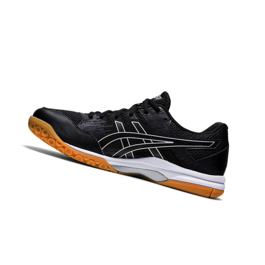 Black Men's Asics GEL-FURTHER UP Volleyball Shoes | US49178PW - Asics Outlet Sale