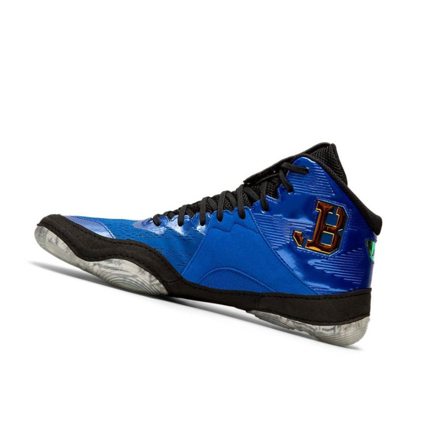 Blue Men's Asics JB ELITE IV Wrestling Shoes | US62507JS - Asics Outlet Sale