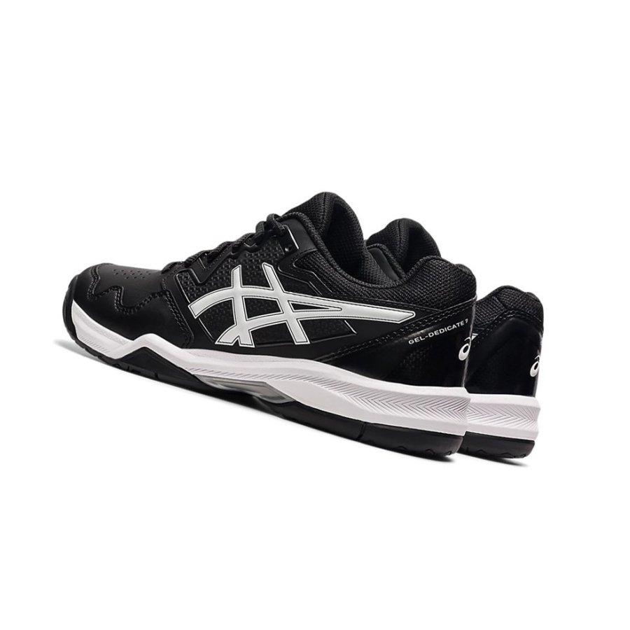 Black / White Women's Asics GEL-DEDICATE 7 Tennis Shoes | US12489VT - Asics Outlet Sale