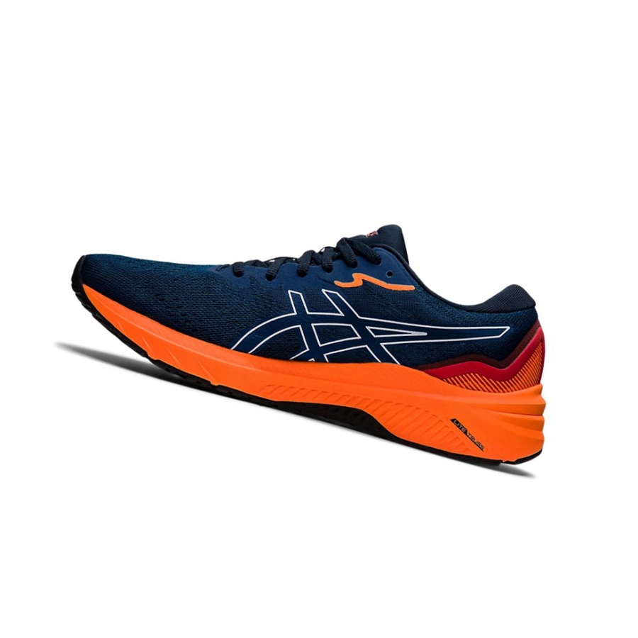 French Blue / Shocking Orange Men's Asics GT-1000 11 Running Shoes | US15849AL - Asics Outlet Sale