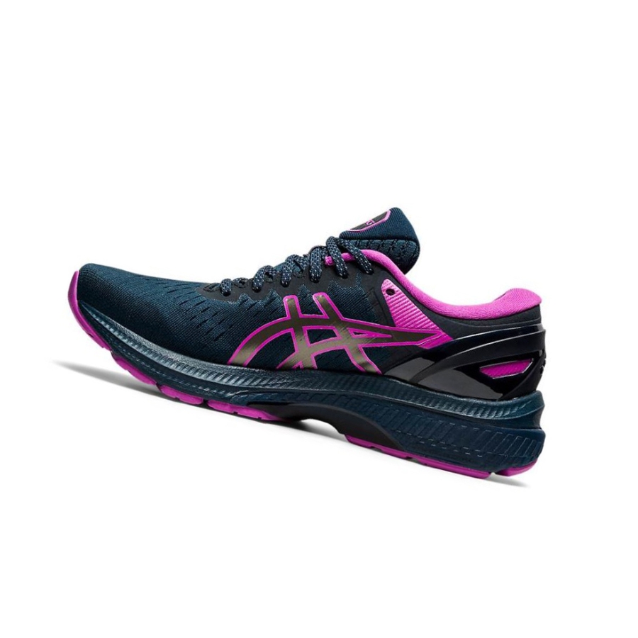 Navy Women's Asics GEL-KAYANO 27 LITE-SHOW Running Shoes | US24918FS - Asics Outlet Sale