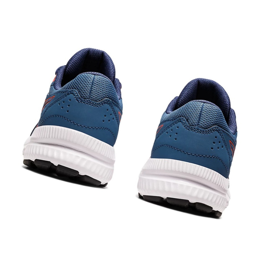 Azure / Cherry Tomato Kids' Asics CONTEND 8 GS Running Shoes | US89165KR - Asics Outlet Sale