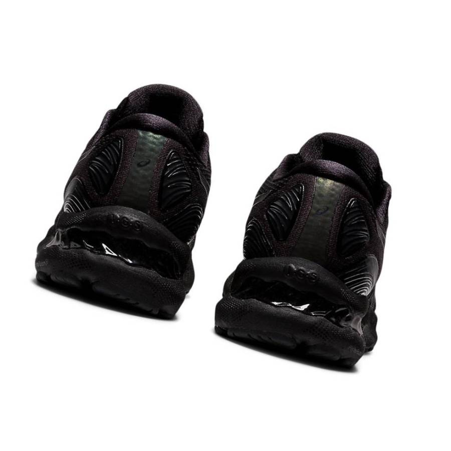 Black Women's Asics GEL-NIMBUS 23 Wide Running Shoes | US92850YO - Asics Outlet Sale