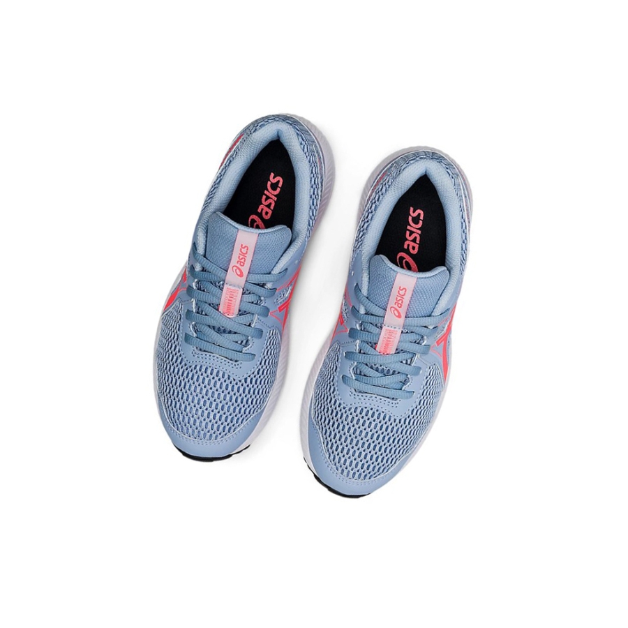 Mist / Blazing Coral Kids' Asics CONTEND 7 GS Running Shoes | US76128MC - Asics Outlet Sale