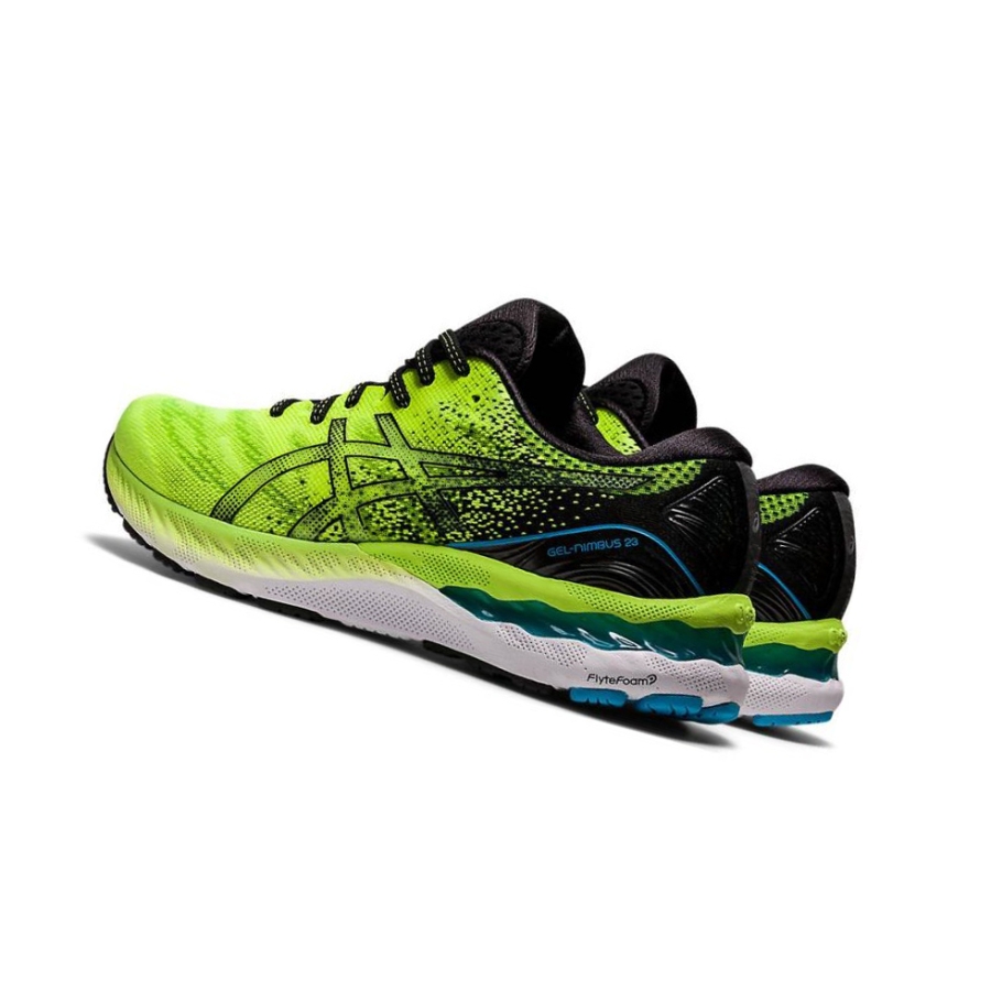 Green Men's Asics GEL-NIMBUS 23 Running Shoes | US80756TX - Asics Outlet Sale