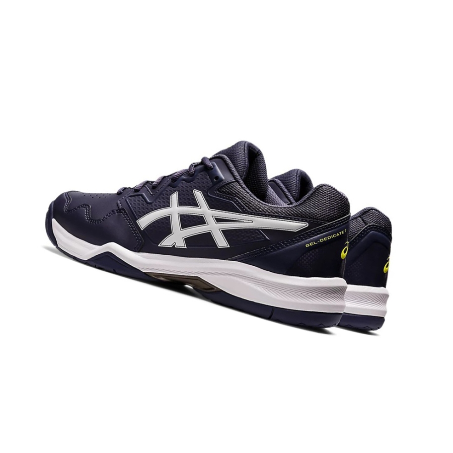 Indigo Fog / White Men's Asics GEL-DEDICATE 7 Tennis Shoes | US64735GY - Asics Outlet Sale