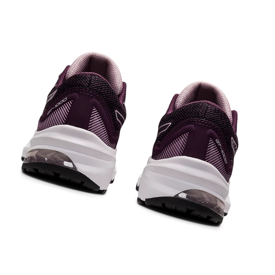 Deep Plum / Barely Rose Kids' Asics GT-1000 11 GS Running Shoes | US90861XR - Asics Outlet Sale