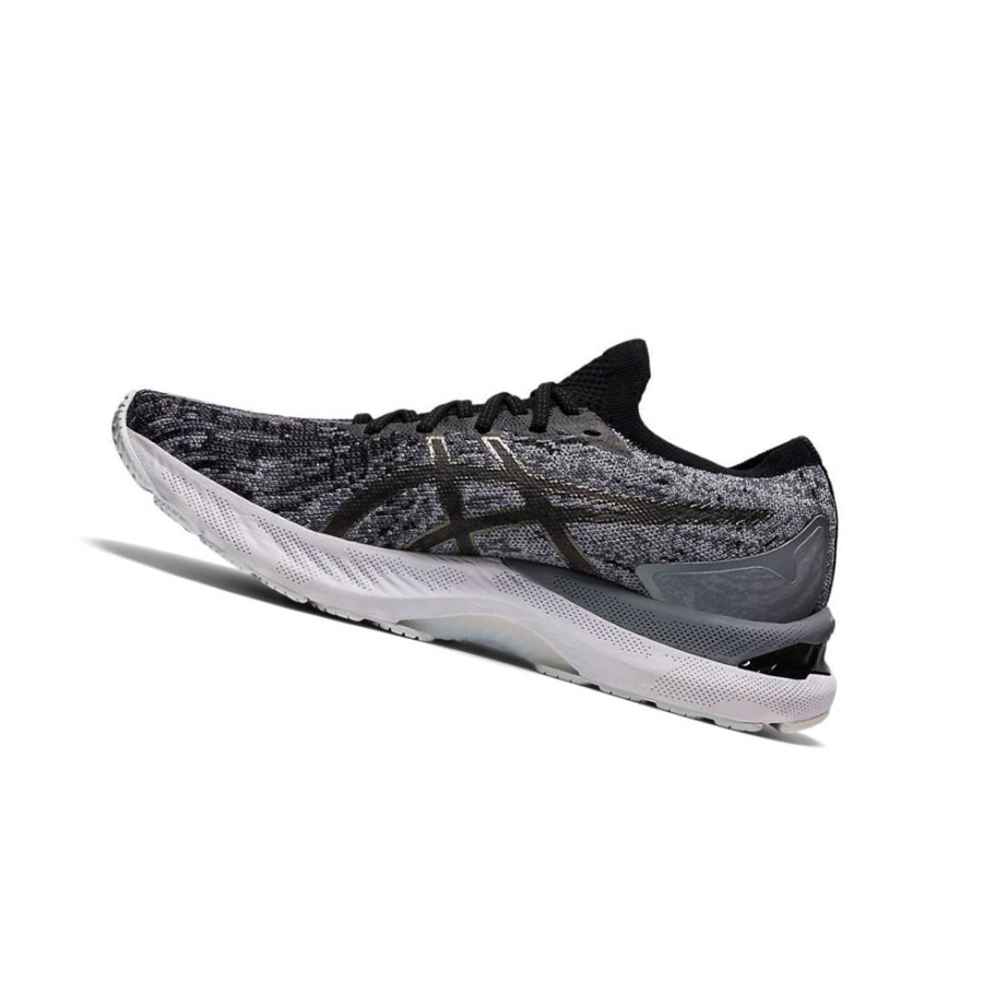 Black Men's Asics GEL-NIMBUS 23 Knit Running Shoes | US58193RK - Asics Outlet Sale
