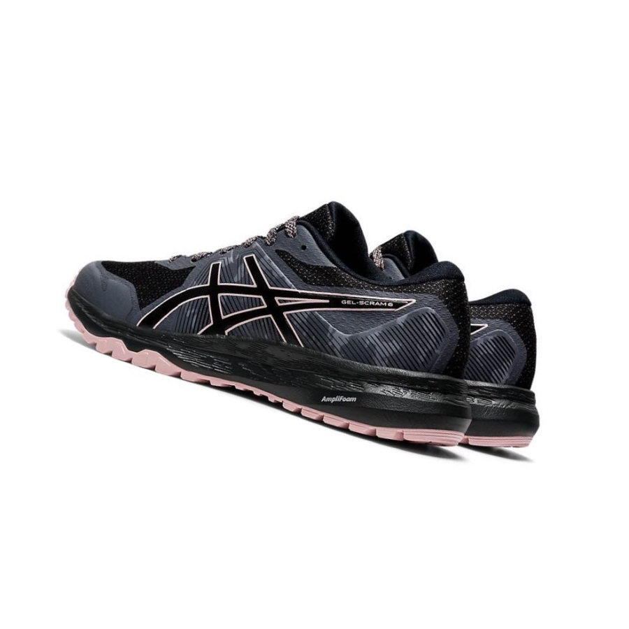 Black Women's Asics GEL-SCRAM 6 Trail Running Shoes | US14870QJ - Asics Outlet Sale