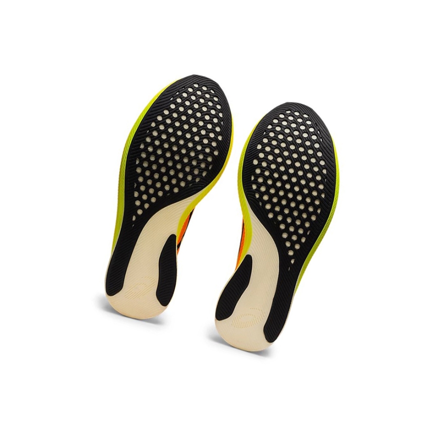 Shocking Orange / Black Men's Asics METASPEED EDGE Running Shoes | US35708QR - Asics Outlet Sale