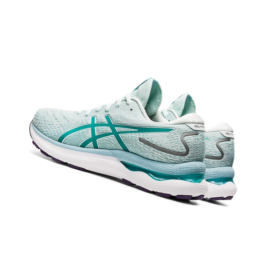 Soothing Sea / Sea Glass Women's Asics GEL-NIMBUS 24 (D) Running Shoes | US65301RU - Asics Outlet Sale