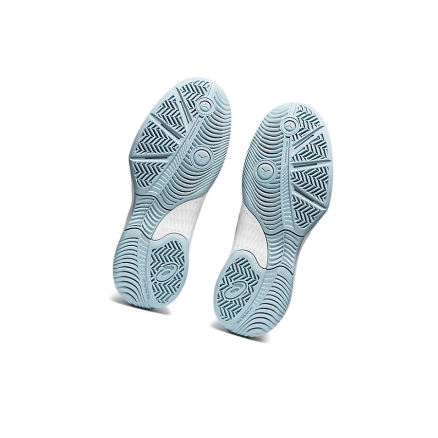 White / Smoke Blue Women's Asics GEL-GAME 8 Tennis Shoes | US24390ON - Asics Outlet Sale