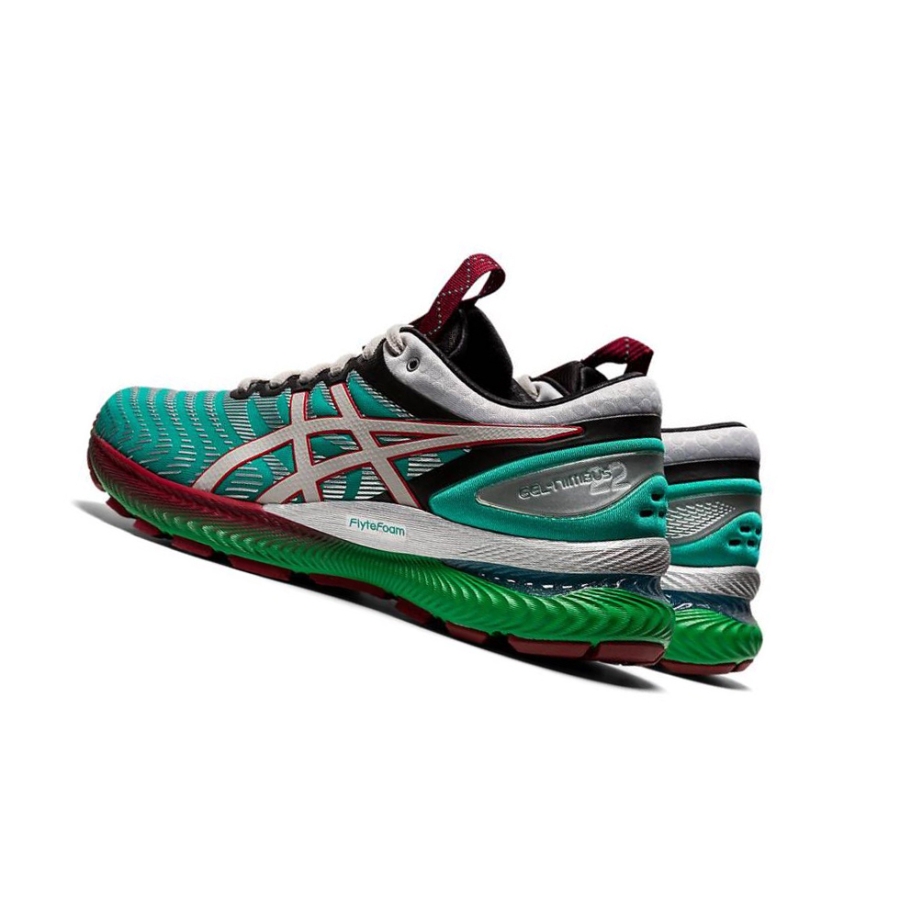 Green Women's Asics GEL-NIMBUS 22 Running Shoes | US47593TL - Asics Outlet Sale