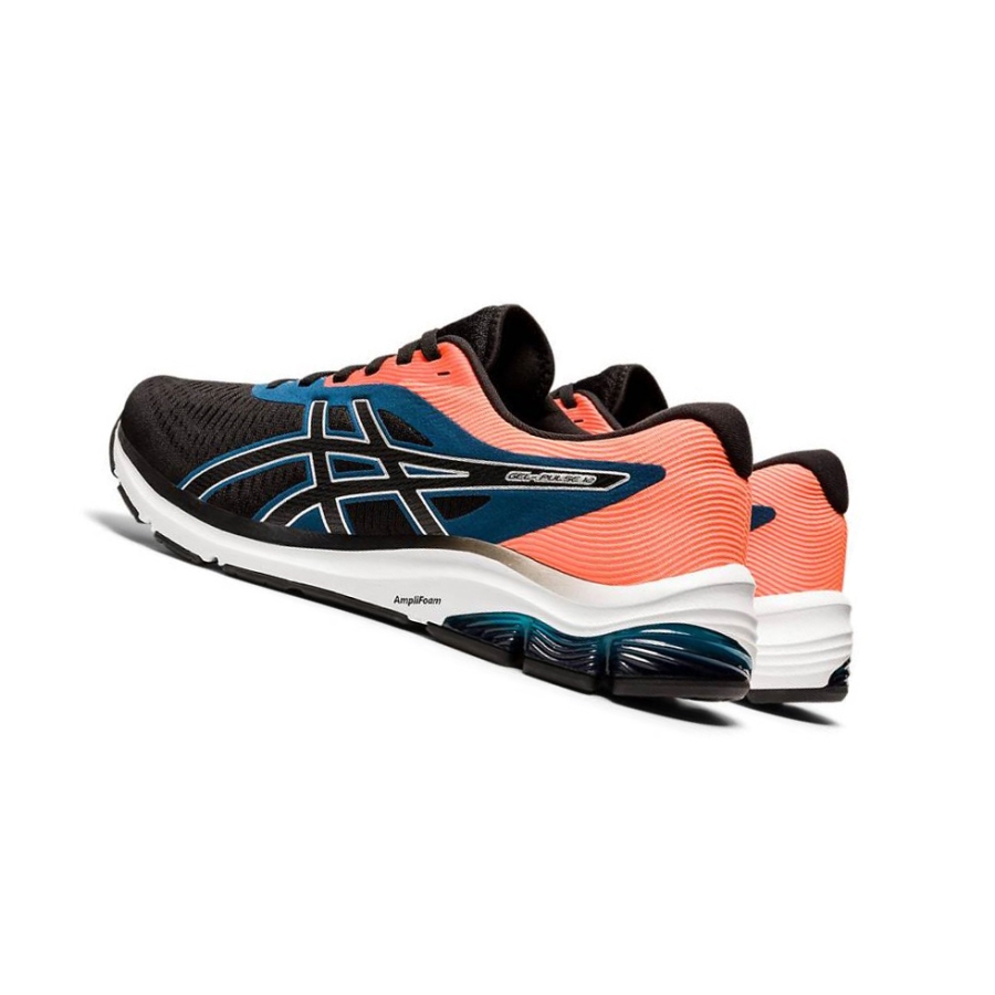Black Men's Asics GEL-PULSE 12 Running Shoes | US45623EU - Asics Outlet Sale