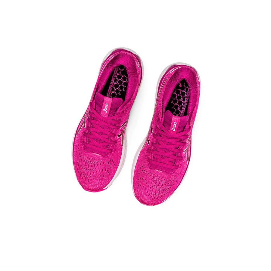 Red / White Women's Asics GEL-NIMBUS 24 Running Shoes | US70842LG - Asics Outlet Sale