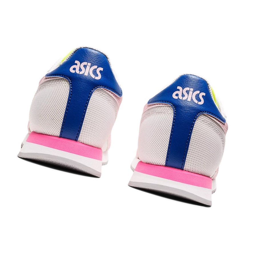 White / Cotton Candy Women's Asics TIGER RUNNER Sneakers | US14037LK - Asics Outlet Sale